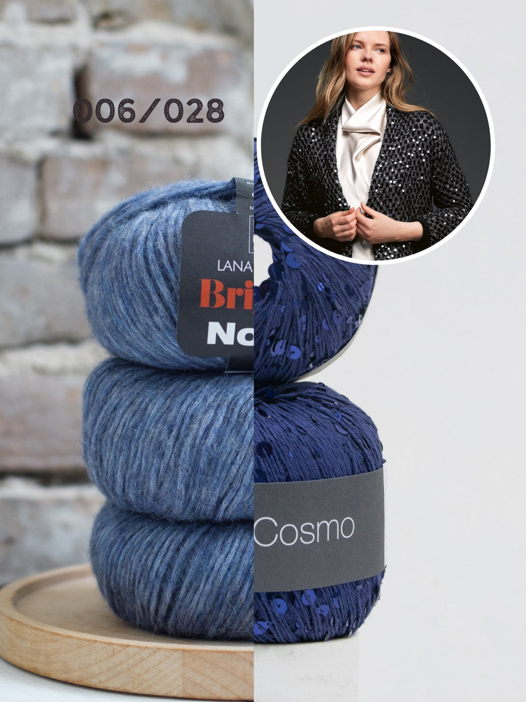 Strickpaket Brigitte No. 2 &amp; Cosmo Jacke