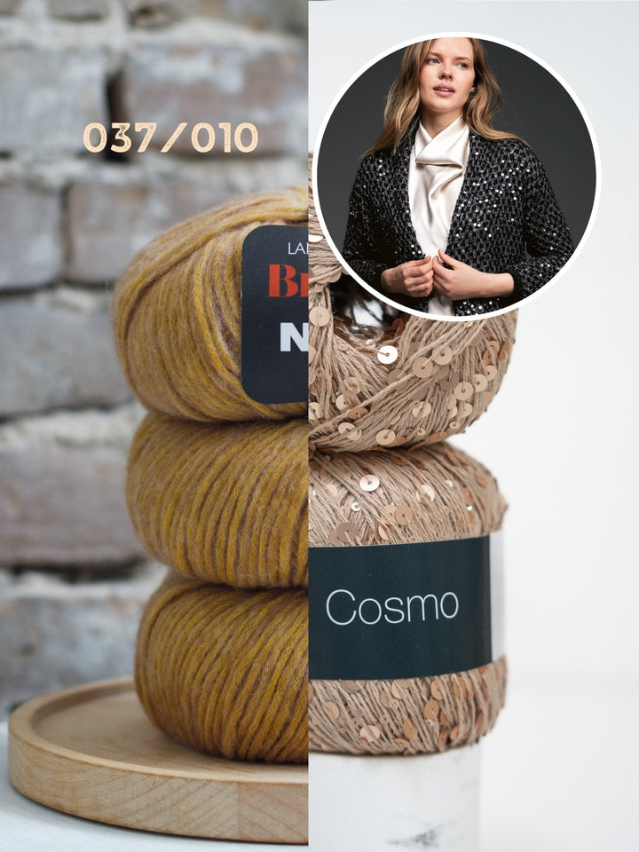 Strickpaket Brigitte No. 2 &amp; Cosmo Jacke