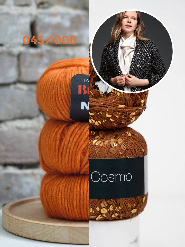 Strickpaket Brigitte No. 2 &amp; Cosmo Jacke