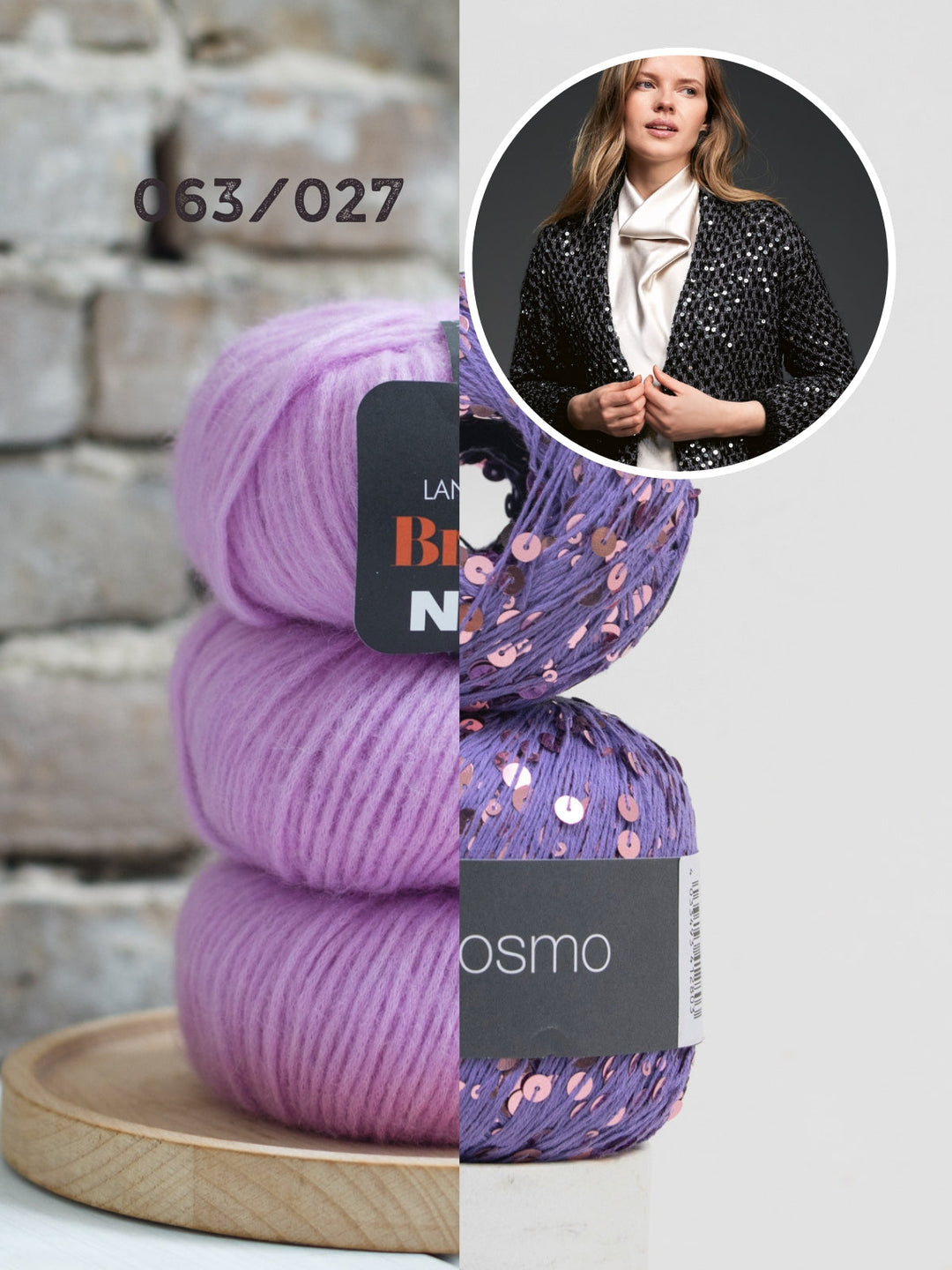 Strickpaket Brigitte No. 2 &amp; Cosmo Jacke