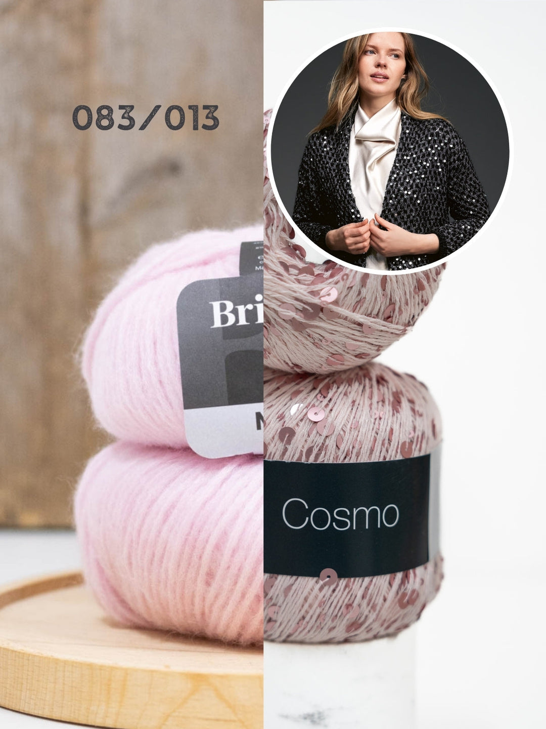 Strickpaket Brigitte No. 2 &amp; Cosmo Jacke