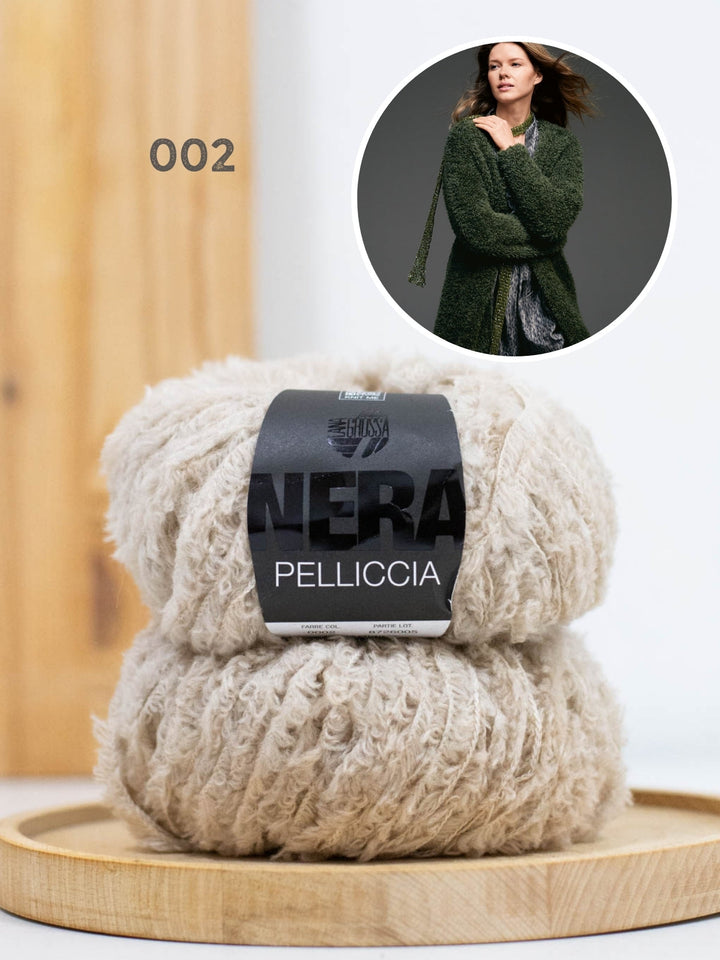 Strickpaket Pelliccia Mantel