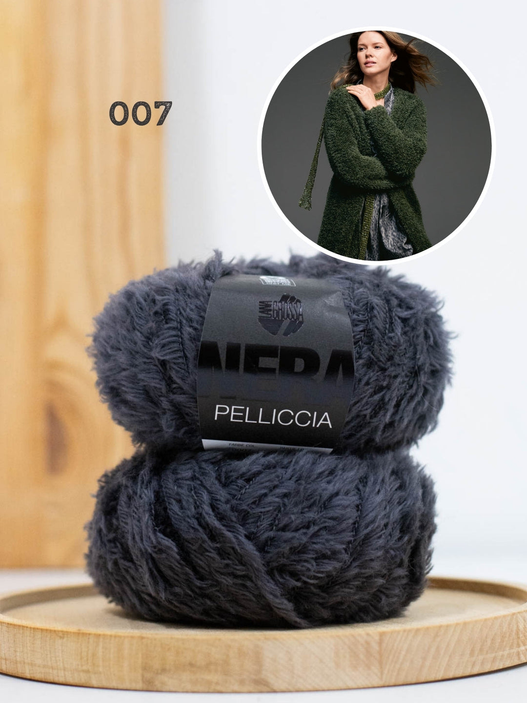 Strickpaket Pelliccia Mantel