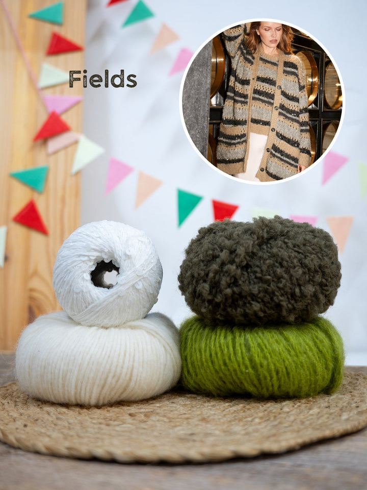 Strickpaket Orsetto Mohair di Gio Brigitte No. 2 Cosmo Jacke