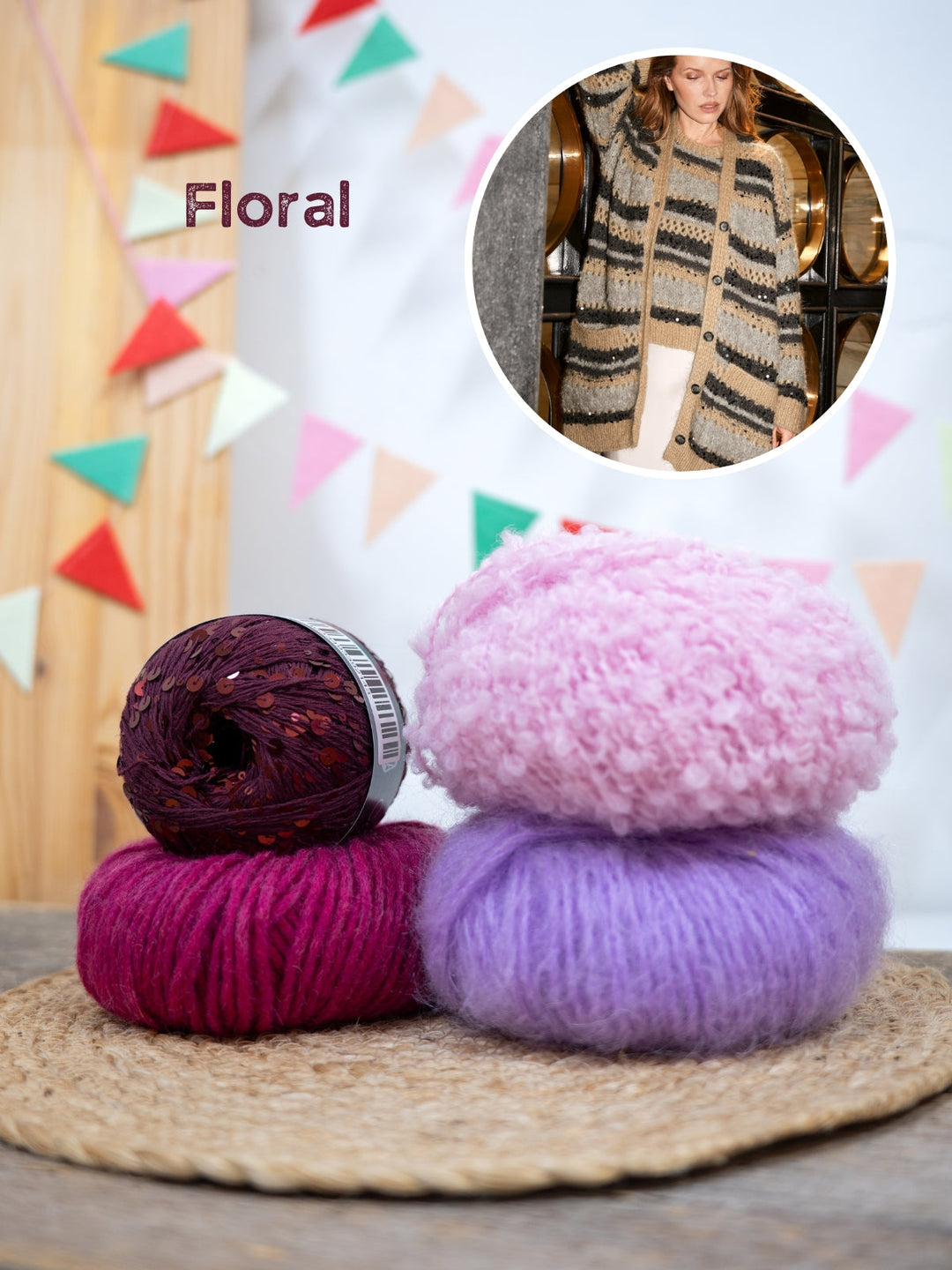 Strickpaket Orsetto Mohair di Gio Brigitte No. 2 Cosmo Jacke
