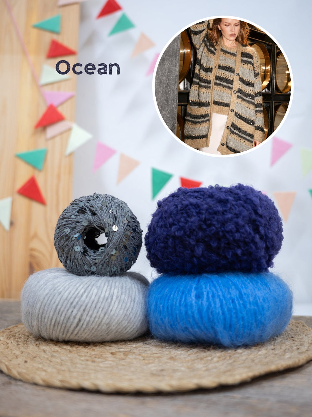 Strickpaket Orsetto Mohair di Gio Brigitte No. 2 Cosmo Jacke