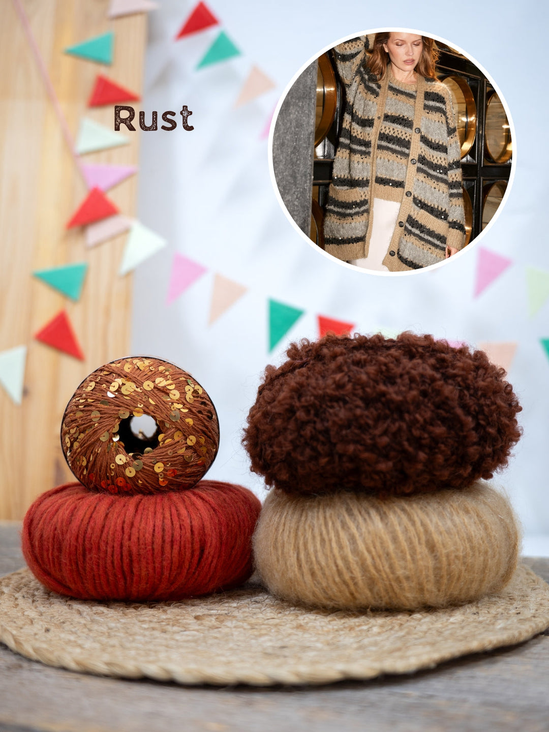 Strickpaket Orsetto Mohair di Gio Brigitte No. 2 Cosmo Jacke