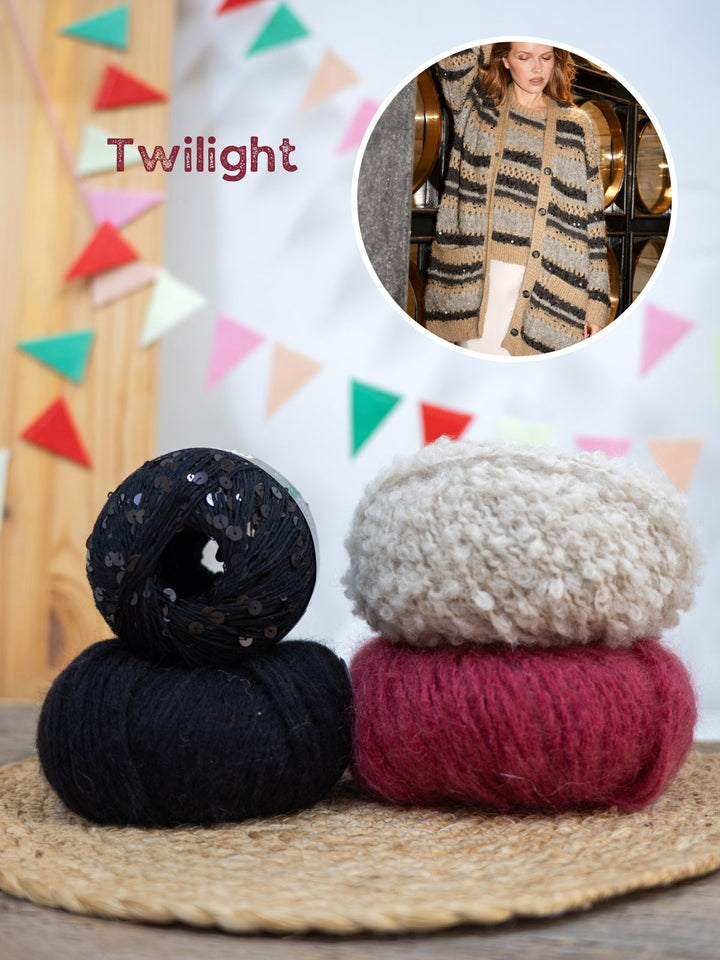 Strickpaket Orsetto Mohair di Gio Brigitte No. 2 Cosmo Jacke