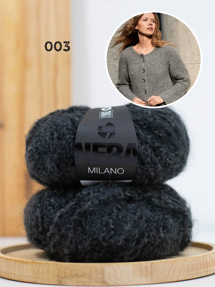 Strickpaket Milano Jacke