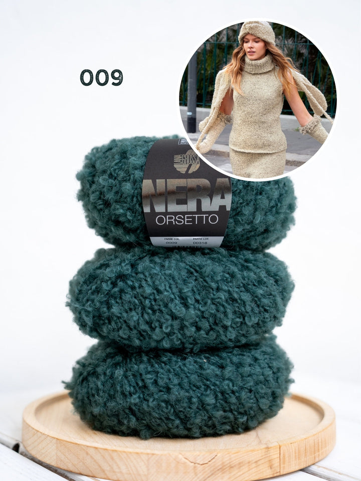 Strickpaket Orsetto Schal mit Bändern