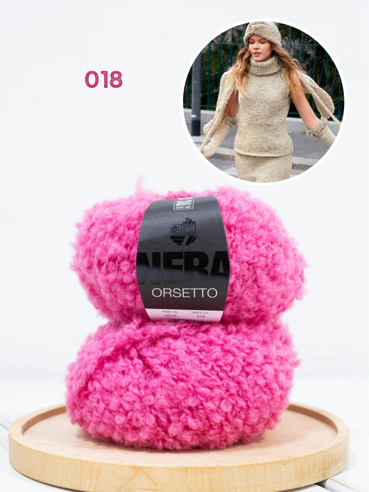 Strickpaket Orsetto Schal mit Bändern