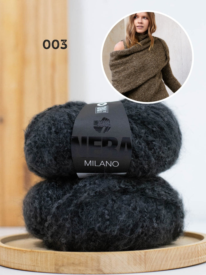 Strickpaket Milano Ärmelschal