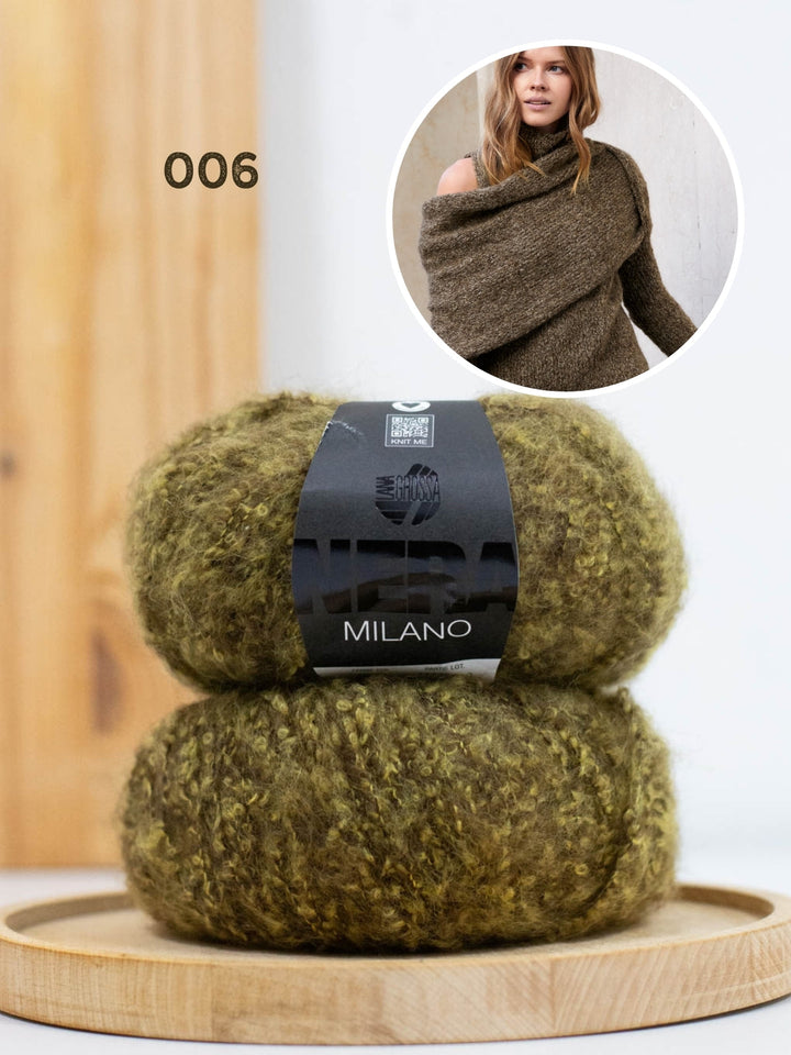 Strickpaket Milano Ärmelschal