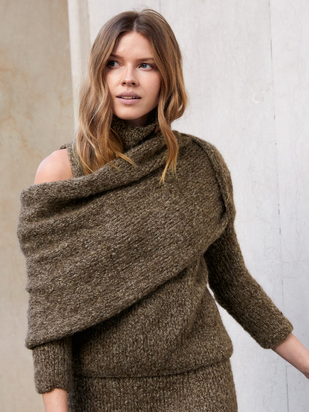 Strickpaket Milano Ärmelschal