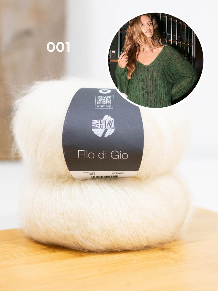 Strickpaket Filo di Gio V-Pullover