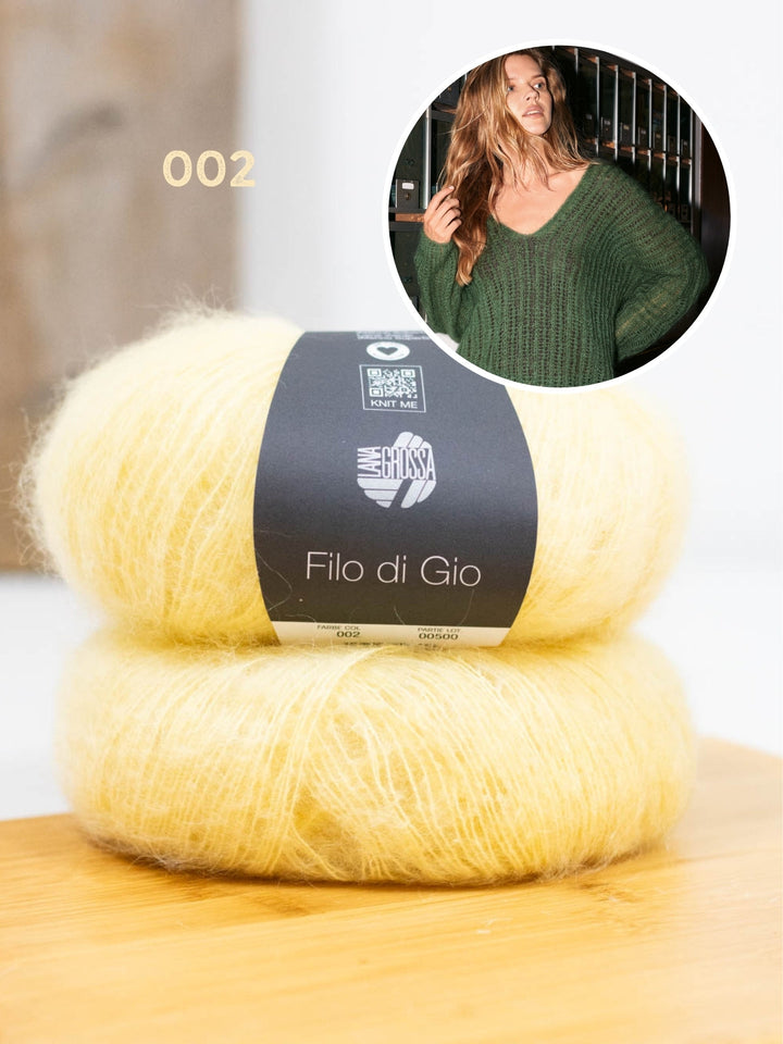 Strickpaket Filo di Gio V-Pullover