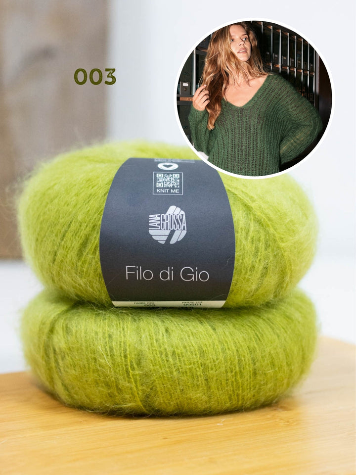 Strickpaket Filo di Gio V-Pullover