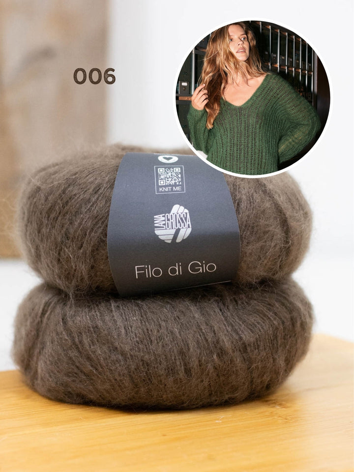 Strickpaket Filo di Gio V-Pullover
