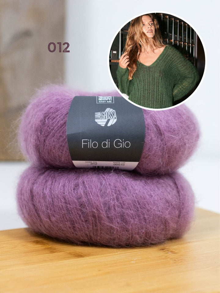 Strickpaket Filo di Gio V-Pullover