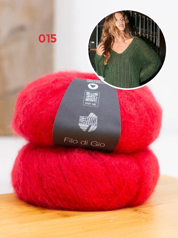 Strickpaket Filo di Gio V-Pullover