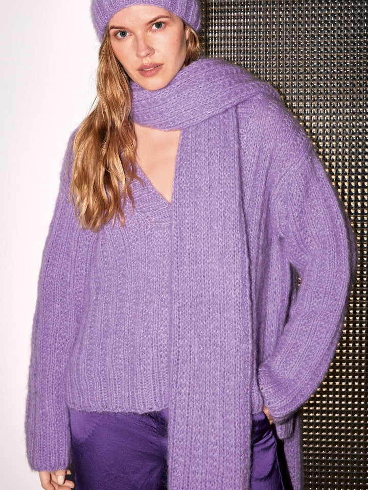 Strickpaket Mohair di Gio V-Pullover