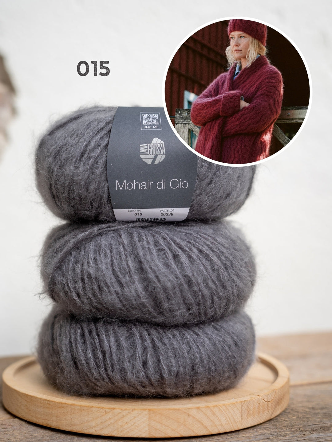 Strickpaket Mohair di Gio Mütze