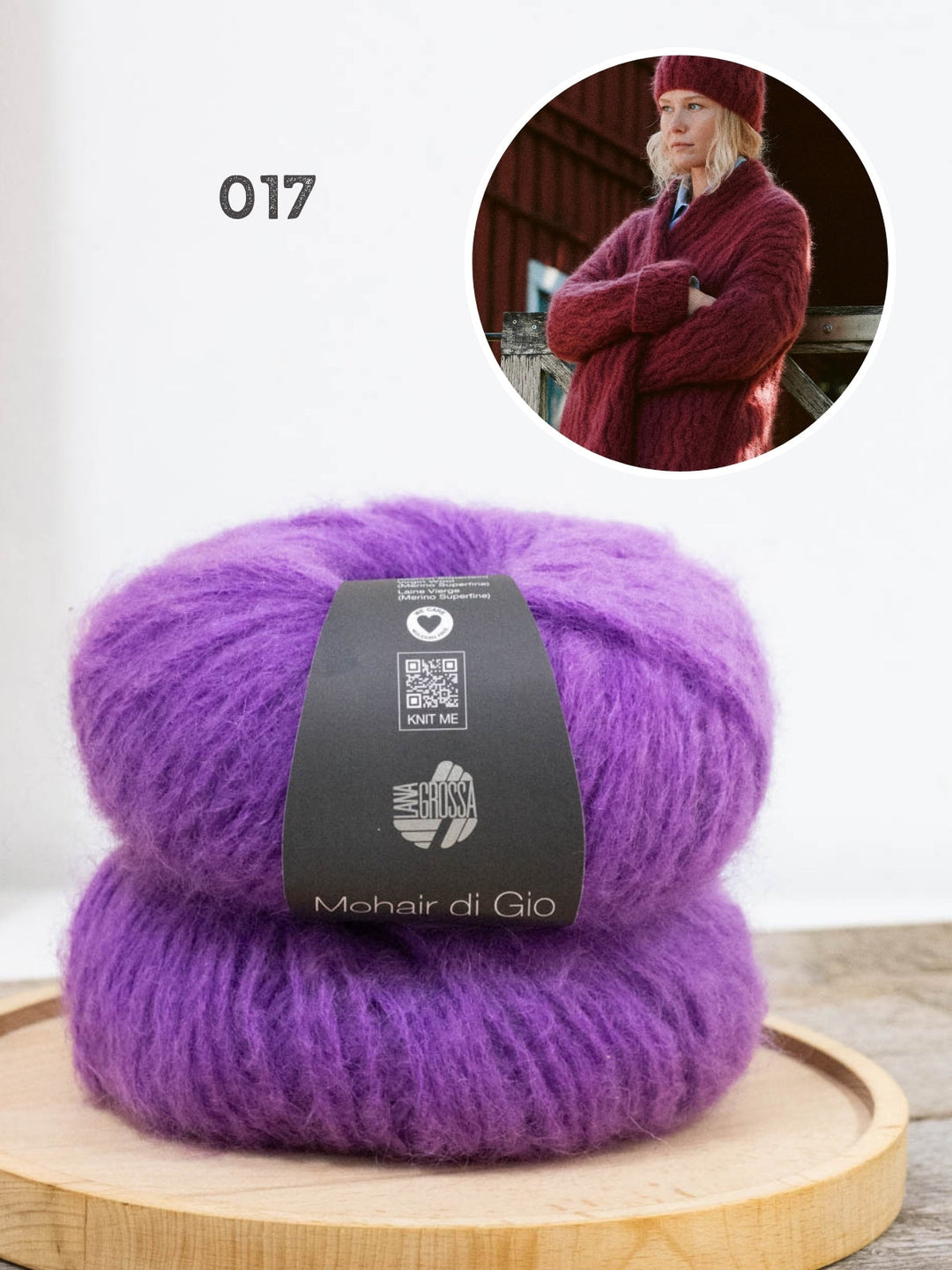 Strickpaket Mohair di Gio Jacke