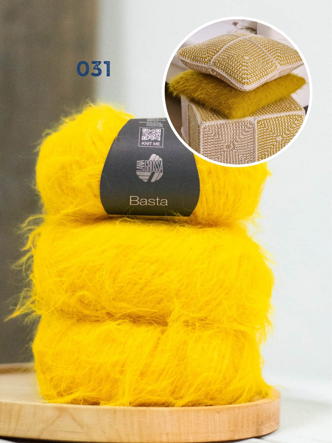 Strickpaket Basta Kissenhülle