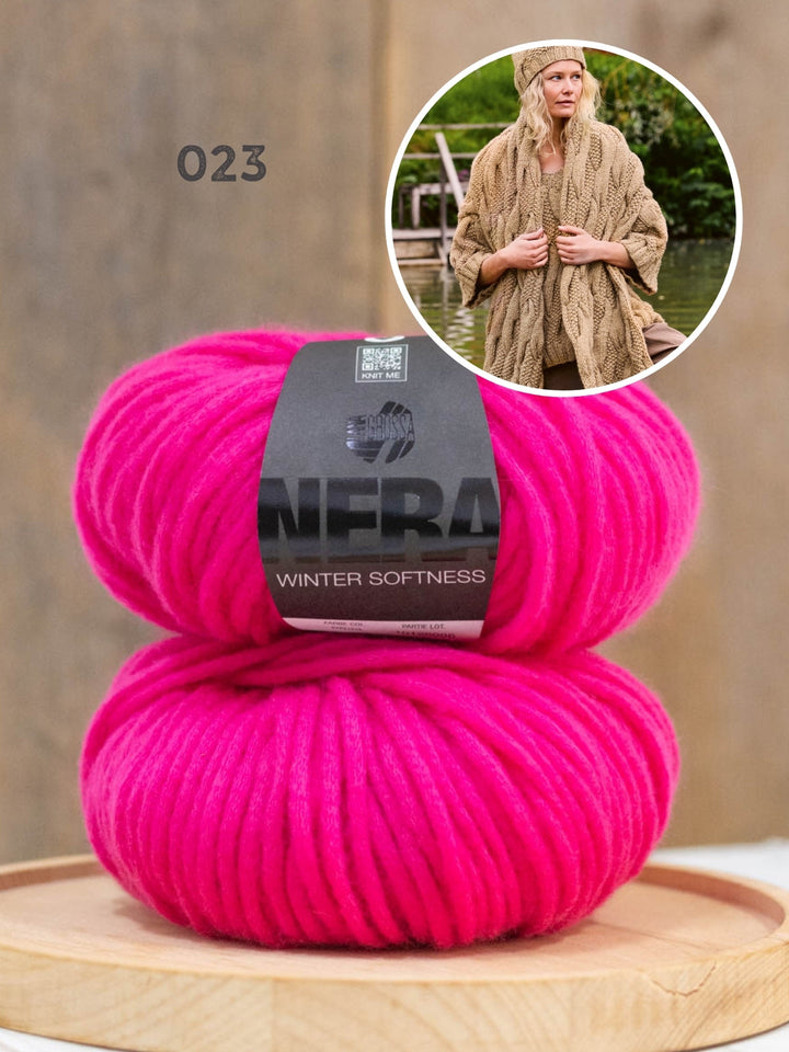 Strickpaket Winter Softness Pullover mit V-Ausschnitt