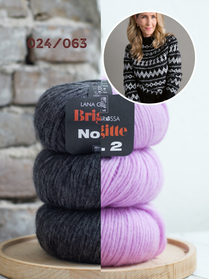 Strickpaket Brigitte No. 2 Nordic-Pullover