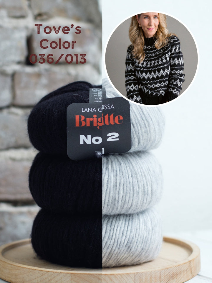 Strickpaket Brigitte No. 2 Nordic-Pullover