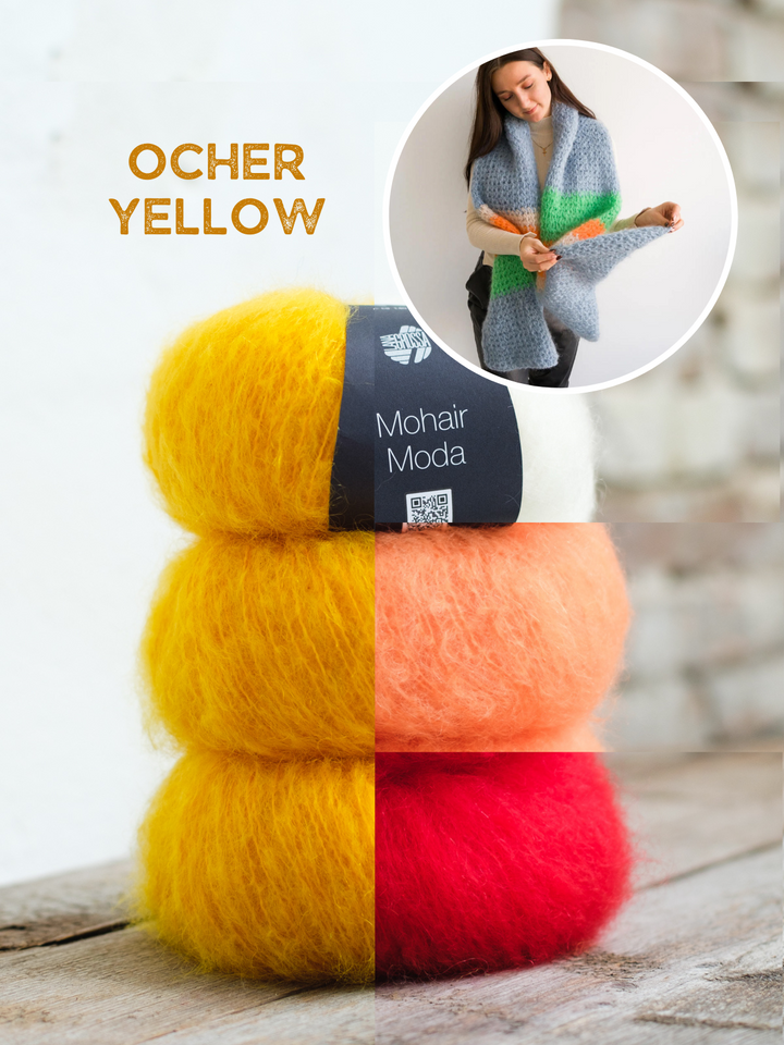 Strickpaket Mohair Moda Schal - Tanja Steinbach & Anette Huber