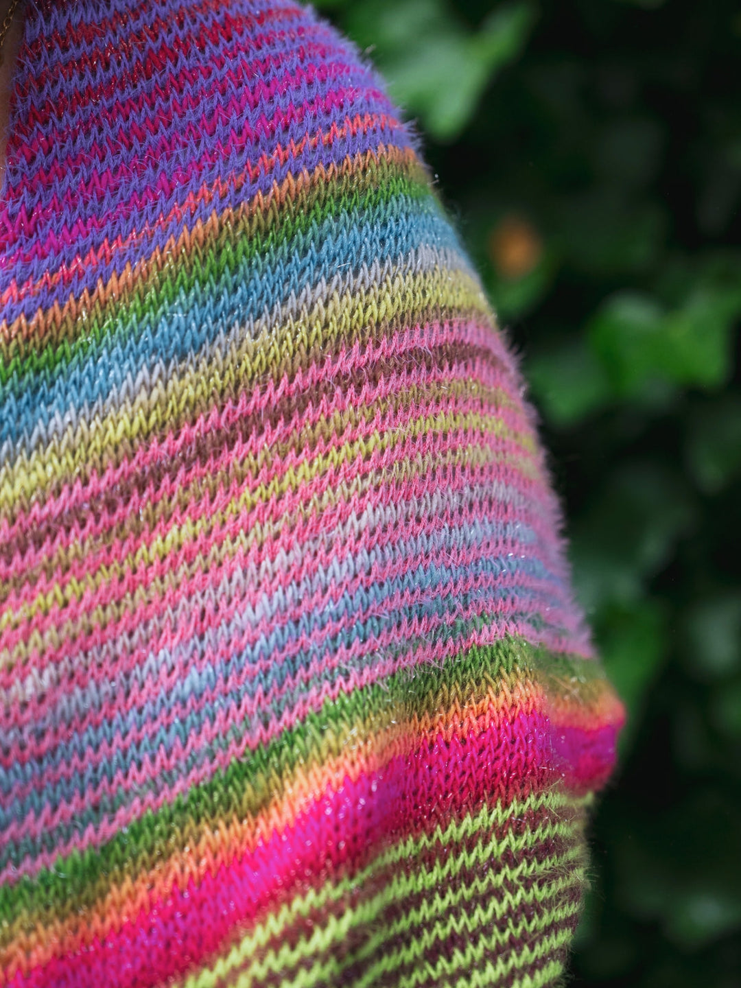 Tunesisches Häkelpaket Over The Rainbow Tuch