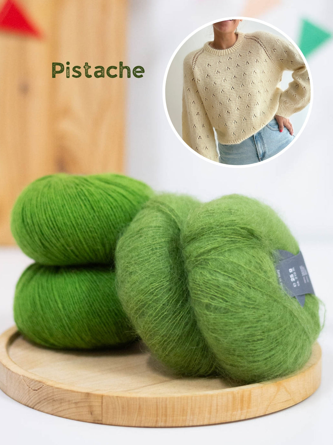 Strickpaket Lillie Sweater - Kolibri by Johanna