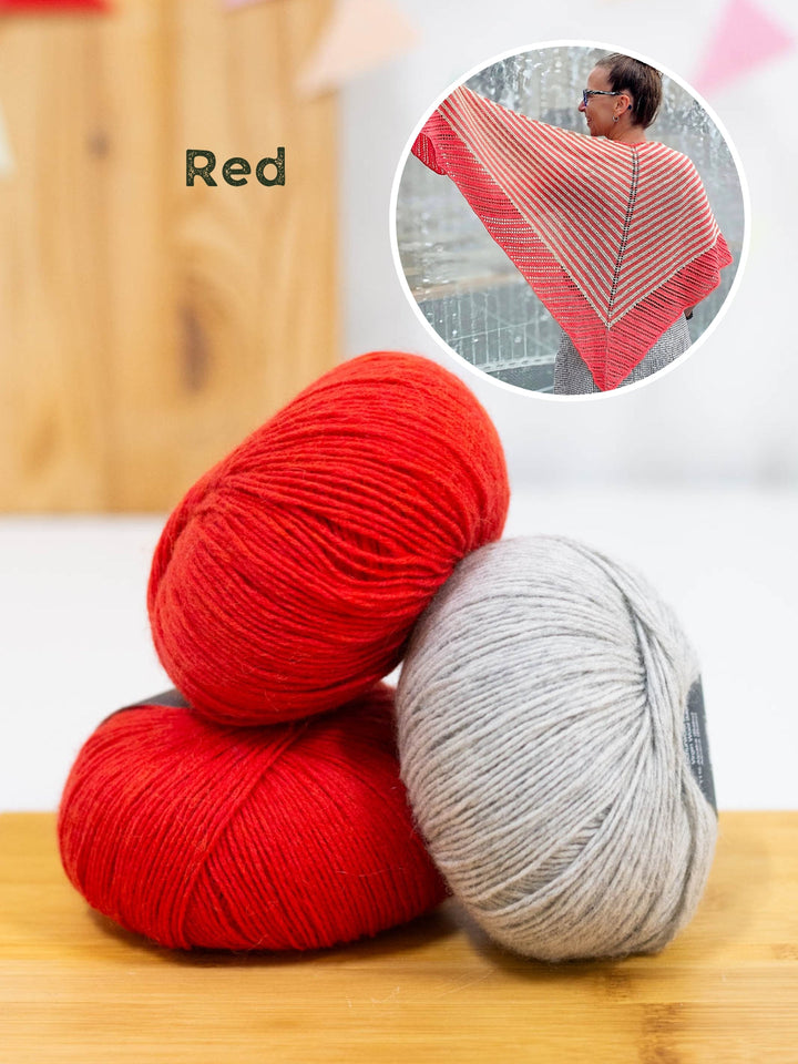 Strickpaket Tuch Knotten - Joél Joél