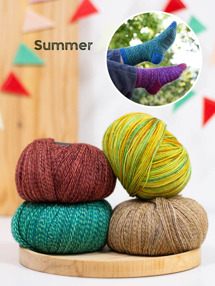 Strickpaket Mosaik Socken - Tanja Steinbach