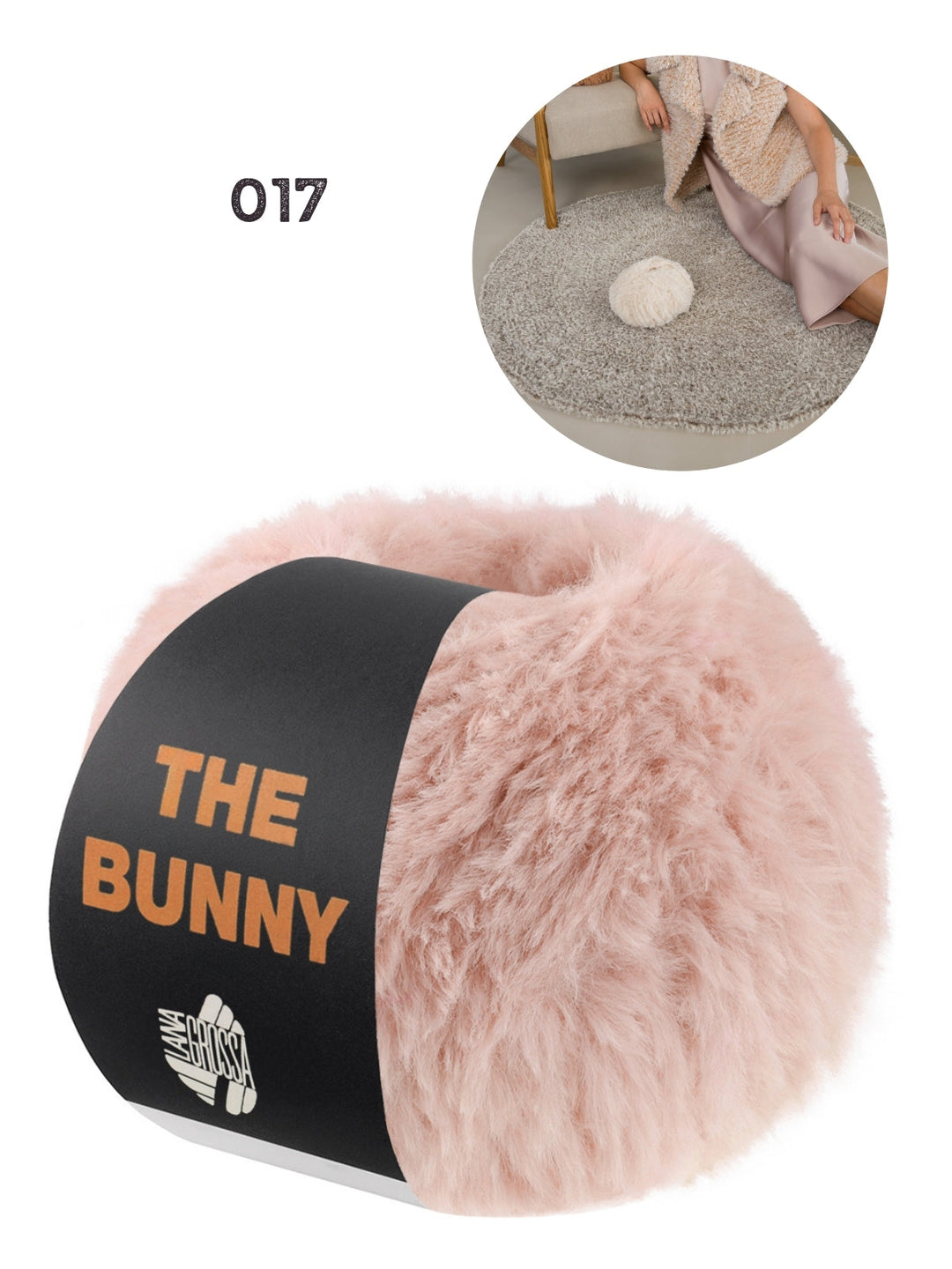 Häkelpaket The Bunny runder Teppich