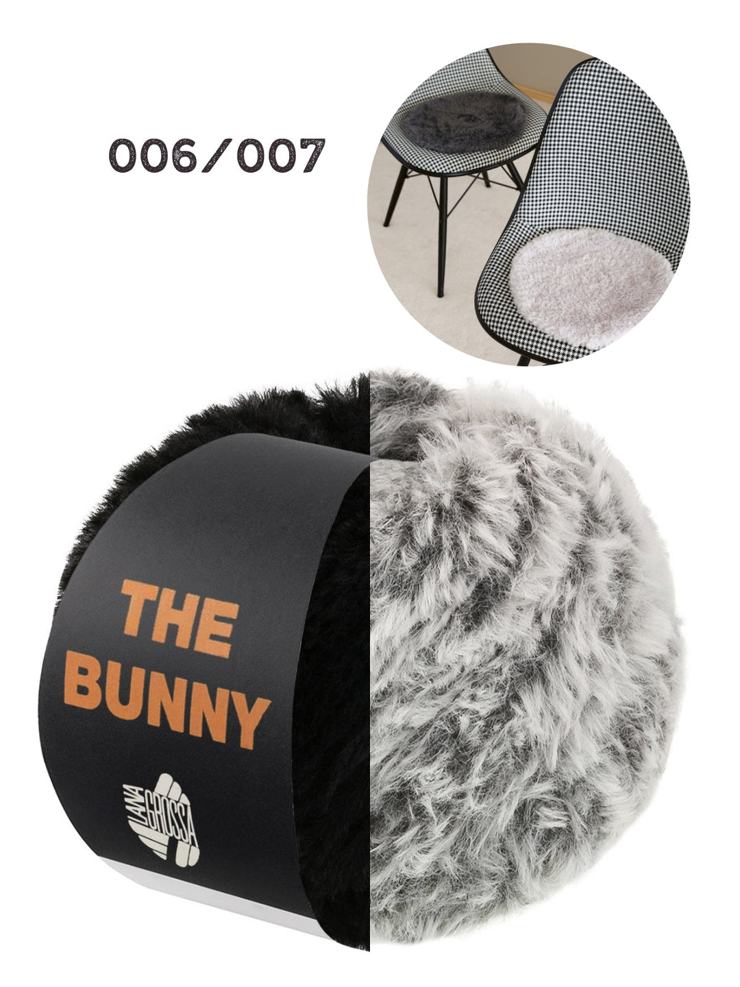 Häkelpaket The Bunny Sitzkissen