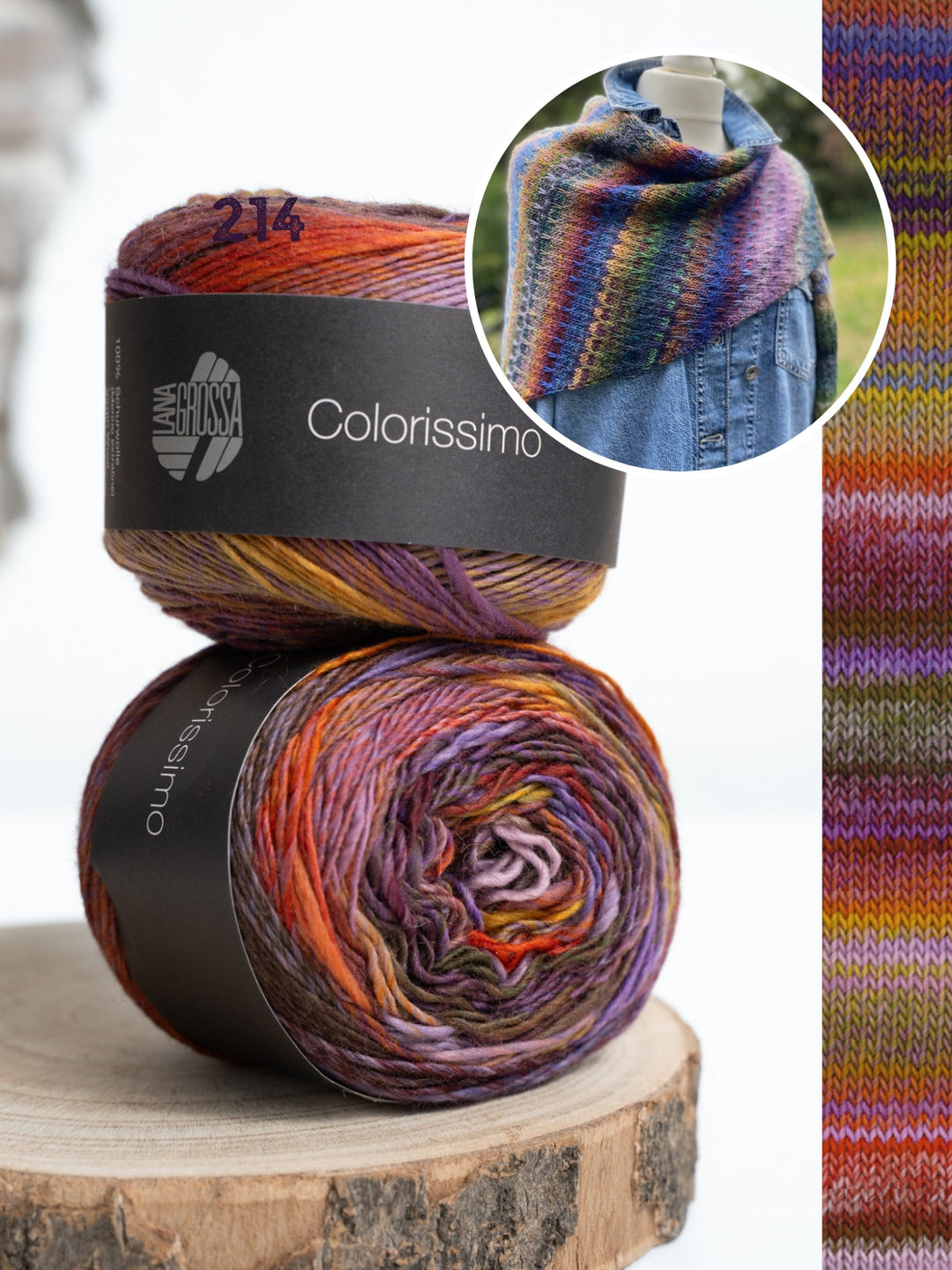Strickpaket Lizas Tuch Tiny Tracks - Colorissimo