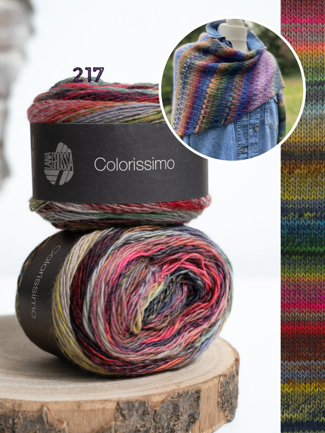 Strickpaket Lizas Tuch Tiny Tracks - Colorissimo