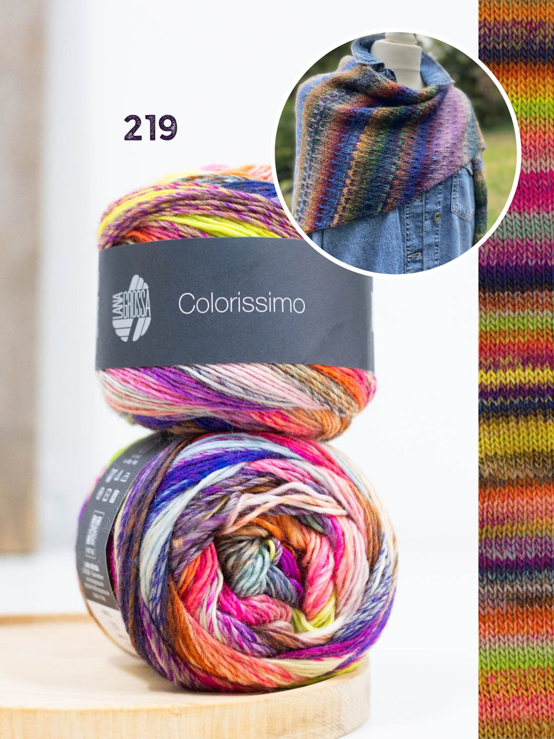 Strickpaket Lizas Tuch Tiny Tracks - Colorissimo