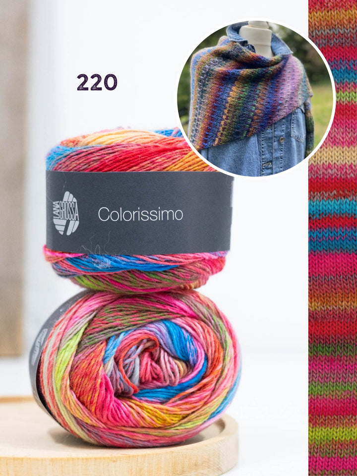 Strickpaket Lizas Tuch Tiny Tracks - Colorissimo