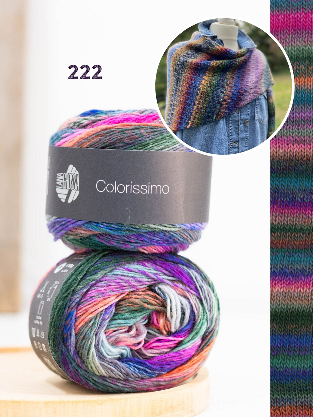 Strickpaket Lizas Tuch Tiny Tracks - Colorissimo