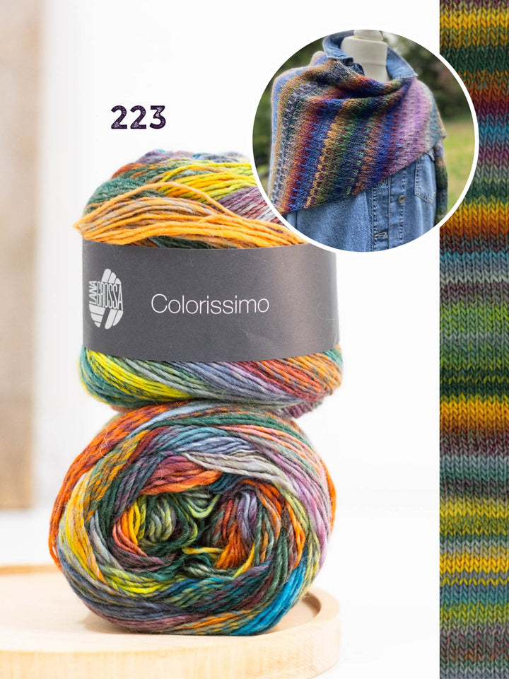 Strickpaket Lizas Tuch Tiny Tracks - Colorissimo