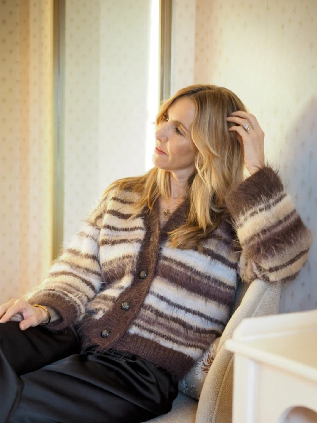 Strickpaket Fuzzy Cardigan - Tove Lindtein