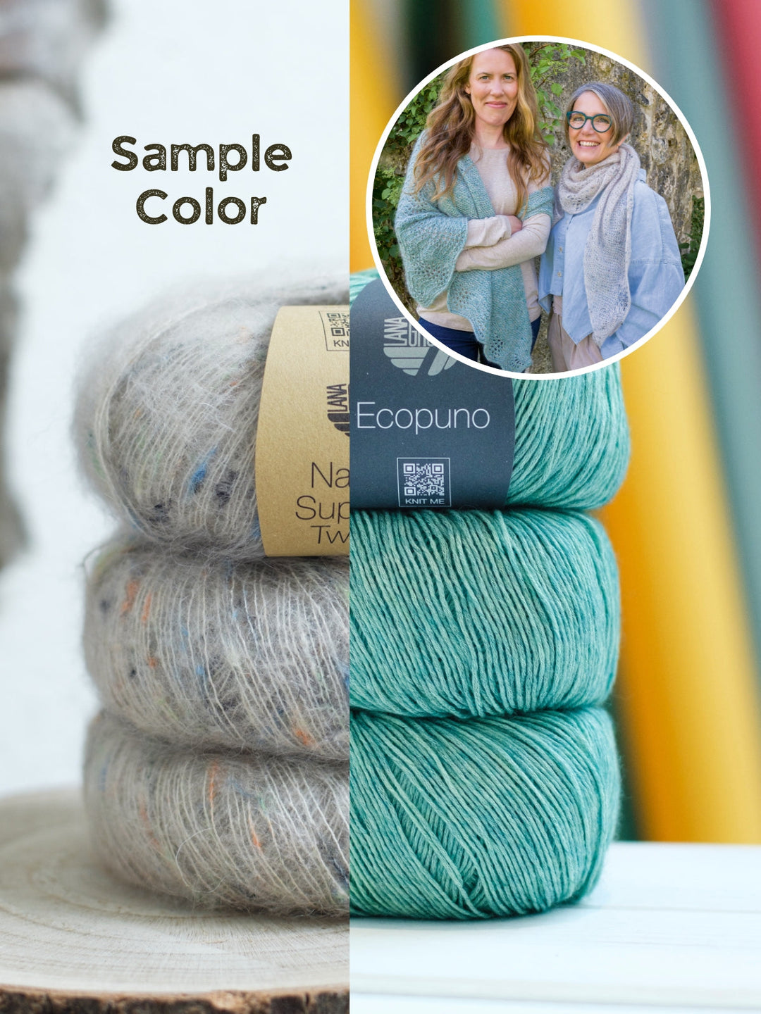 Strickpaket Feather &amp; Fan Lacetuch - Tanja Steinbach