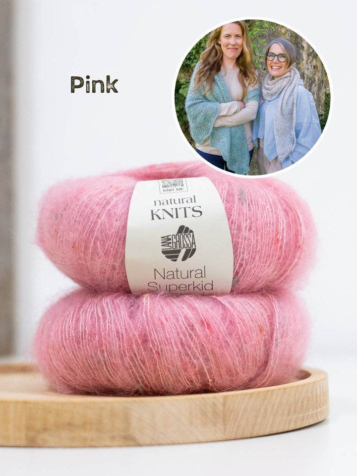 Strickpaket Feather &amp; Fan Lacetuch - Tanja Steinbach