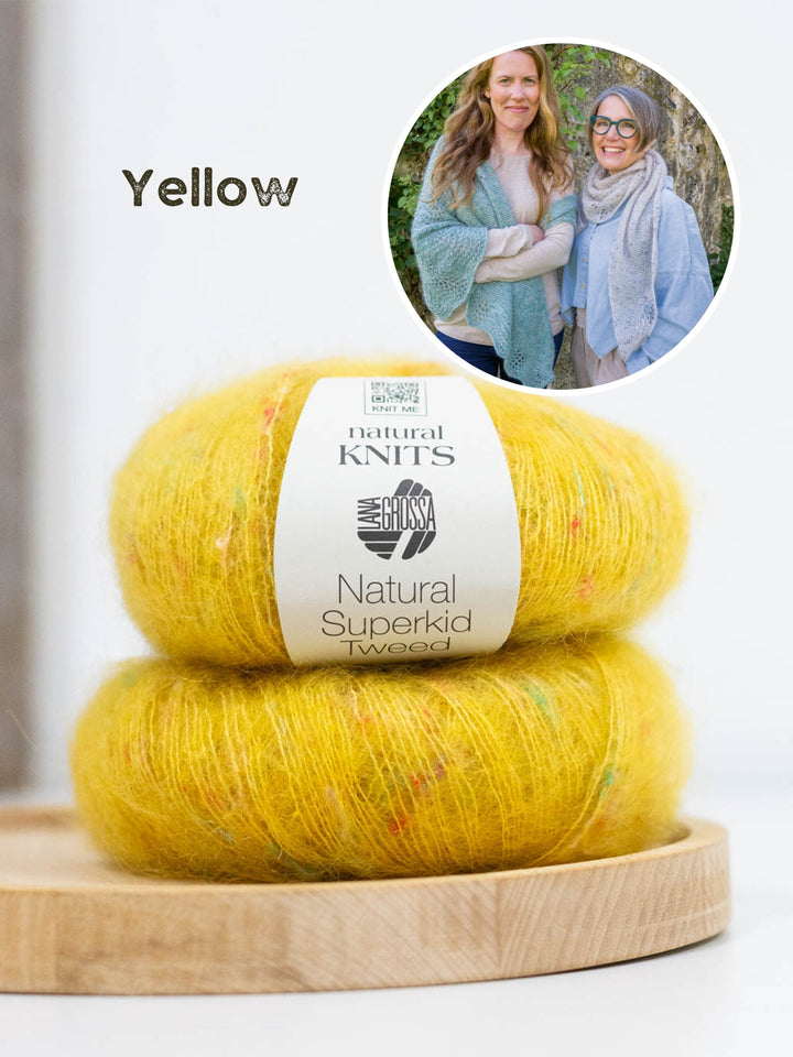 Strickpaket Feather &amp; Fan Lacetuch - Tanja Steinbach