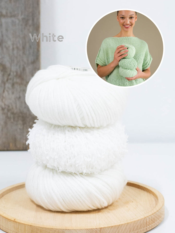 Strickpaket Mare shirt - Summer Softness &amp; Frizzante - Tanja Steinbach
