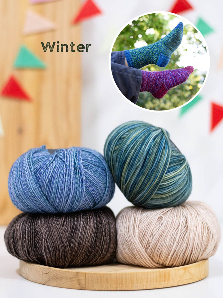 Strickpaket Mosaik Socken - Tanja Steinbach